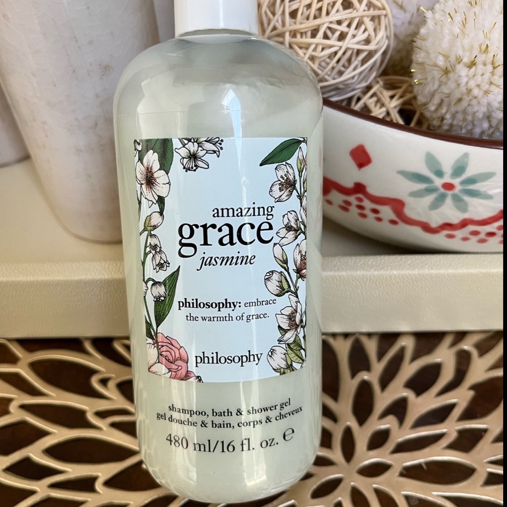 Philosophy Amazing Grace Jasmine 16 fl oz Shower Gel, Shampoo, Body Wash